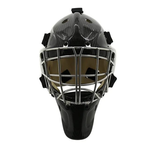 Стальной полный защитный хоккейный вратарский шлем