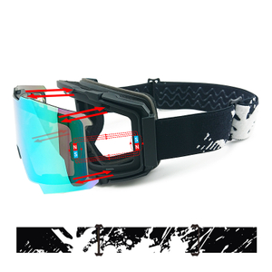 Магнитные лыжные очки с двойными линзами
