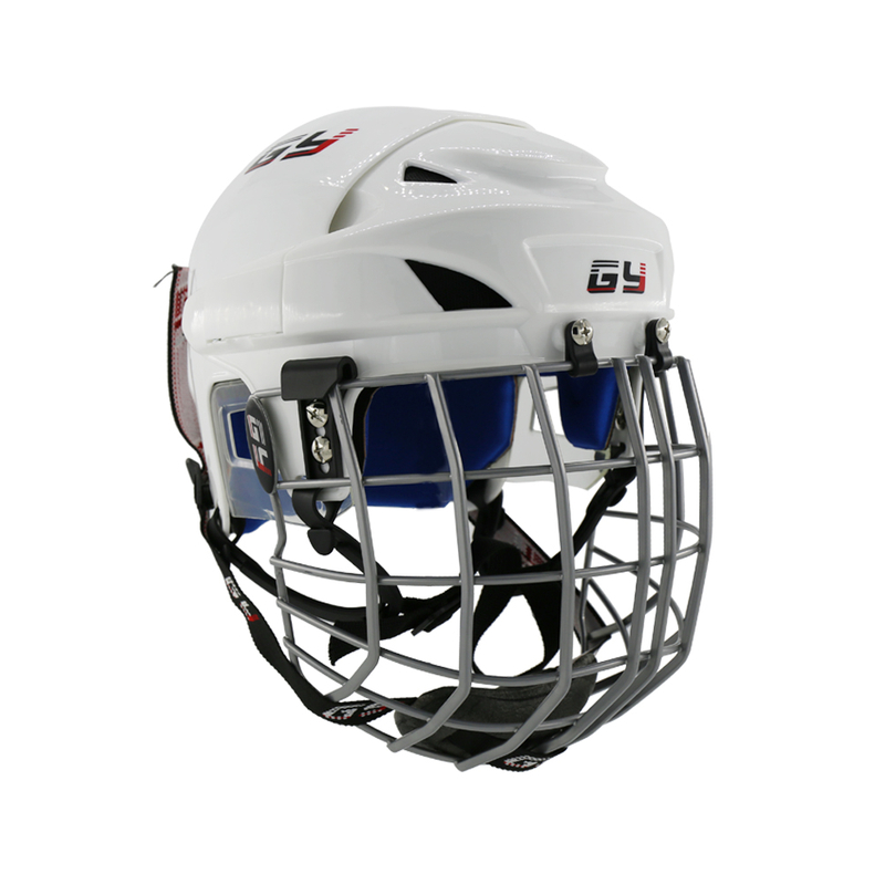 Защитный спортивный хоккейный шлем с защитой от пота