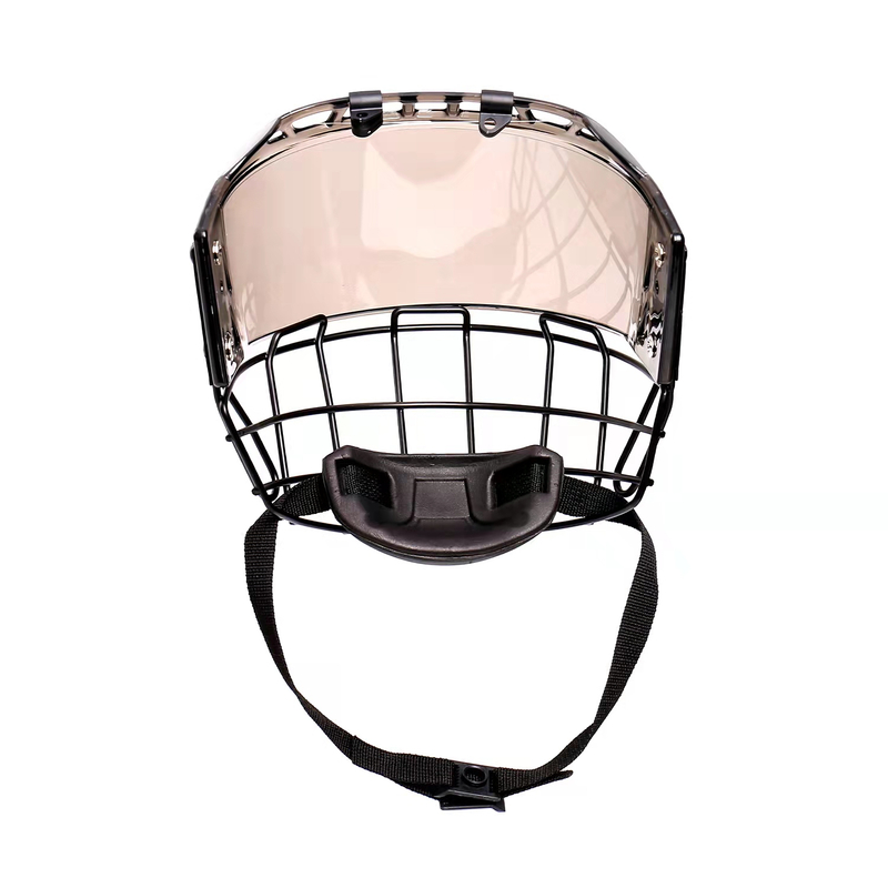 Полнолицевая стальная защитная клетка для хоккейного шлема