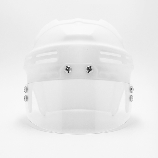 Комбинированный мини-хоккейный шлем с индивидуальным дисплеем и козырьком