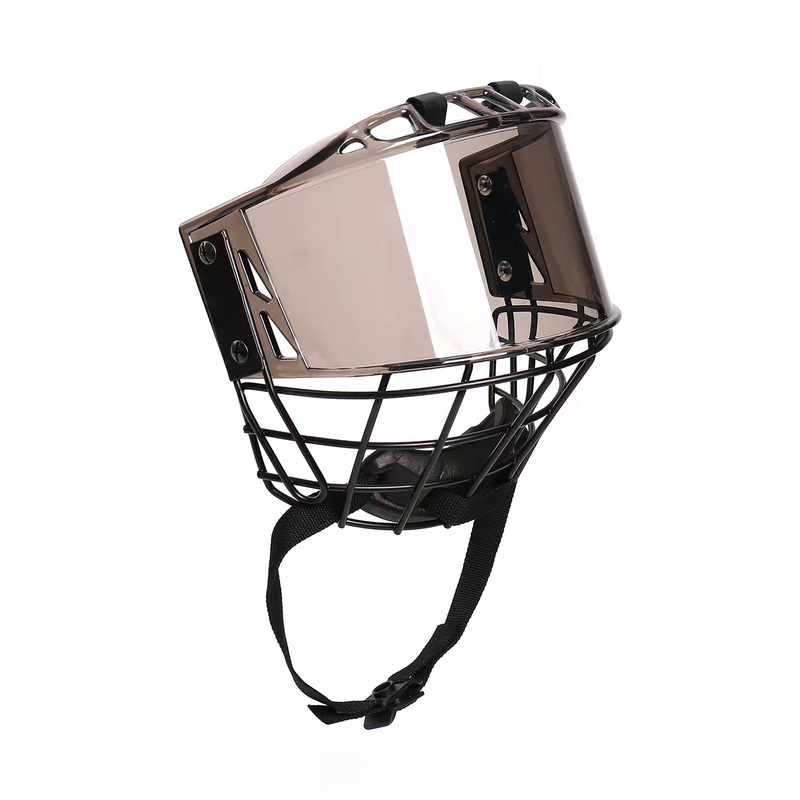 Полнолицевая стальная защитная клетка для хоккейного шлема