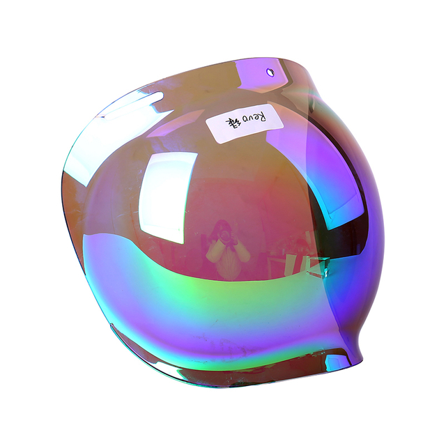 Универсальный мотоциклетный шлем Bubble Purple Visor