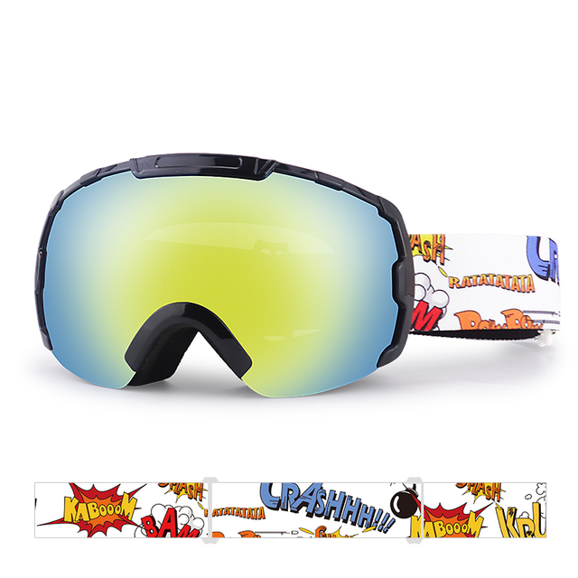 Противотуманные лыжные очки с эластичным ремешком